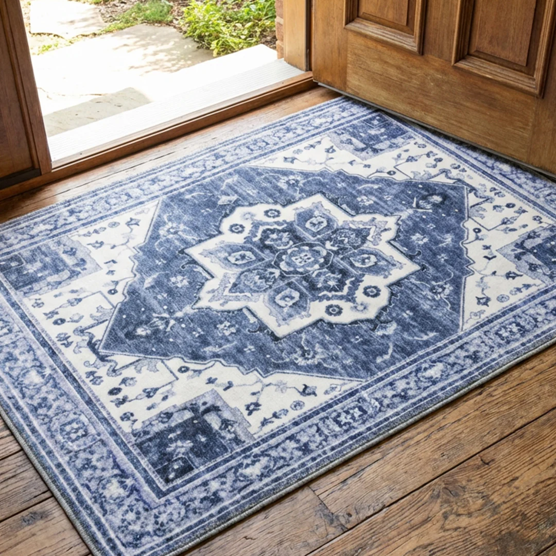 Muddy Mat® Admiral Washable Area Rugs for Living Room, Bedroom & Dining Room – Modern Soft Low Pile Non Slip Carpet – Pet Friendly Waterproof Foldable Rugs for Home - Image 16