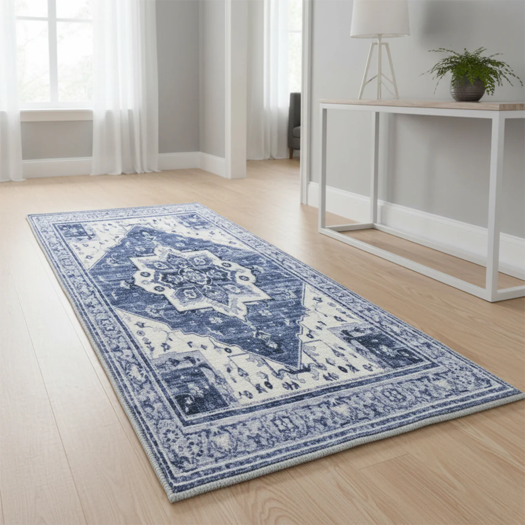 Muddy Mat® Admiral Washable Area Rugs for Living Room, Bedroom & Dining Room – Modern Soft Low Pile Non Slip Carpet – Pet Friendly Waterproof Foldable Rugs for Home - Image 9