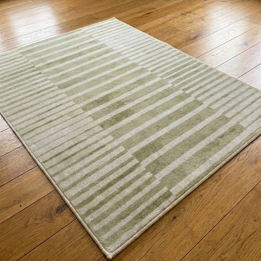 Muddy Mat® Creamline Washable Area Rugs for Living Room, Bedroom & Dining Room – Modern Soft Low Pile Non Slip Carpet – Pet Friendly Waterproof Foldable Rugs for Home - Image 13