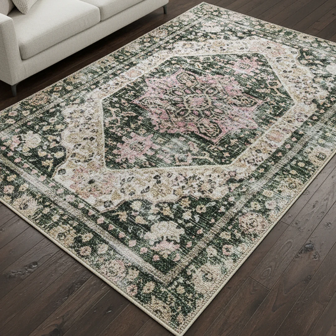 Muddy Mat® Eden Washable Area Rugs for Living Room, Bedroom & Dining Room – Modern Soft Low Pile Non Slip Carpet – Pet Friendly Waterproof Foldable Rugs for Home - Image 3