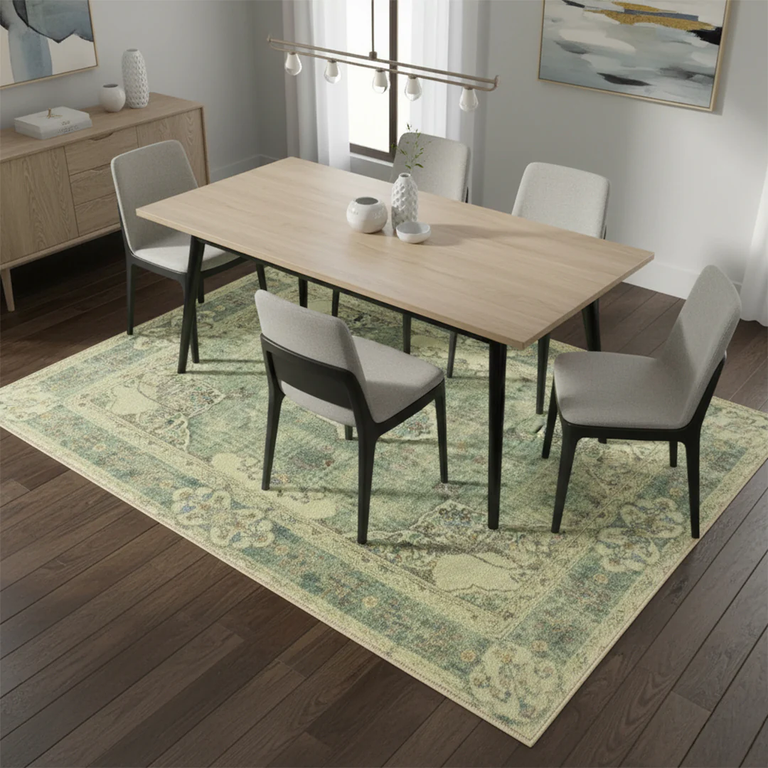 Muddy Mat® Majestic Washable Area Rugs for Living Room, Bedroom & Dining Room – Modern Soft Low Pile Non Slip Carpet – Pet Friendly Waterproof Foldable Rugs for Home - Image 4