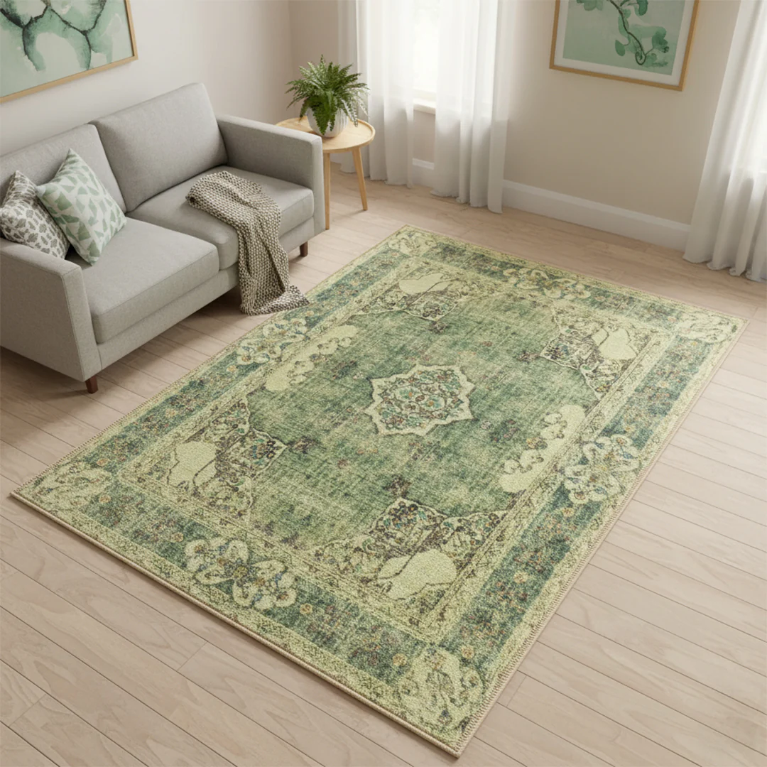 Muddy Mat® Majestic Washable Area Rugs for Living Room, Bedroom & Dining Room – Modern Soft Low Pile Non Slip Carpet – Pet Friendly Waterproof Foldable Rugs for Home - Image 5