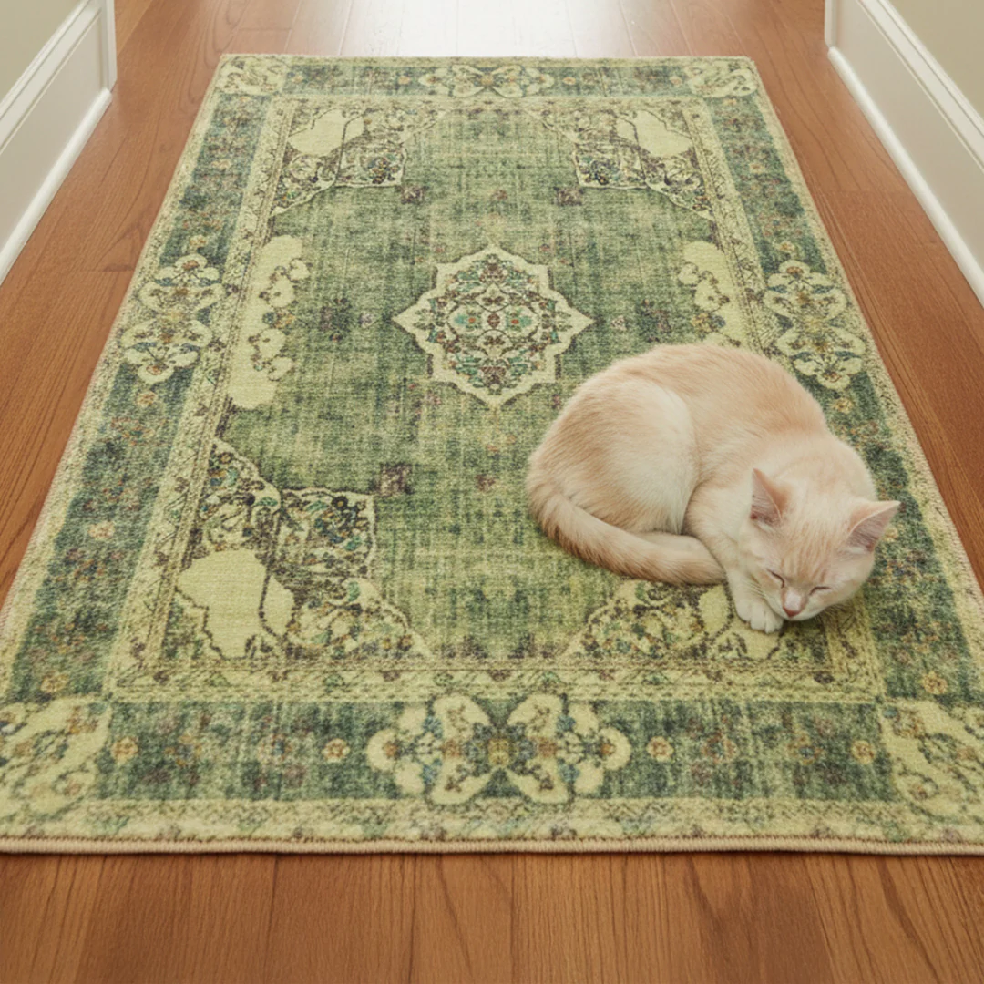 Muddy Mat® Majestic Washable Area Rugs for Living Room, Bedroom & Dining Room – Modern Soft Low Pile Non Slip Carpet – Pet Friendly Waterproof Foldable Rugs for Home - Image 7