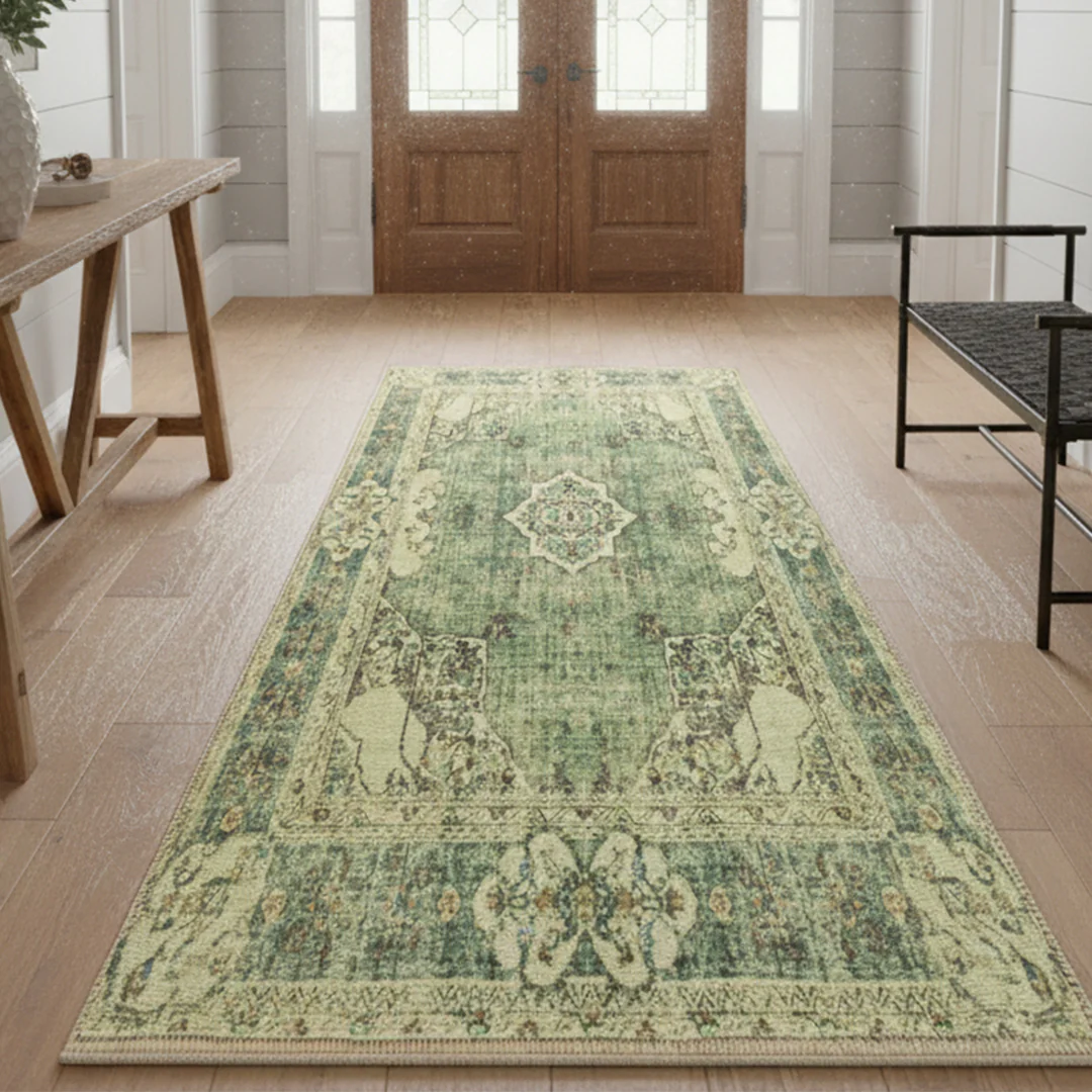 Muddy Mat® Majestic Washable Area Rugs for Living Room, Bedroom & Dining Room – Modern Soft Low Pile Non Slip Carpet – Pet Friendly Waterproof Foldable Rugs for Home - Image 8
