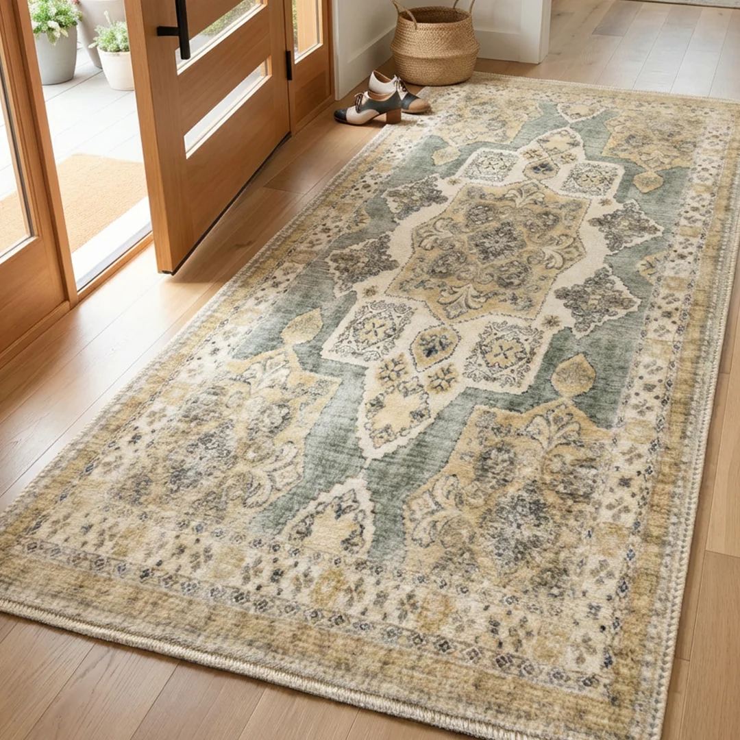 Muddy Mat® Monarch Washable Area Rugs for Living Room, Bedroom & Dining Room – Modern Soft Low Pile Non Slip Carpet – Pet Friendly Waterproof Foldable Rugs for Home - Image 11