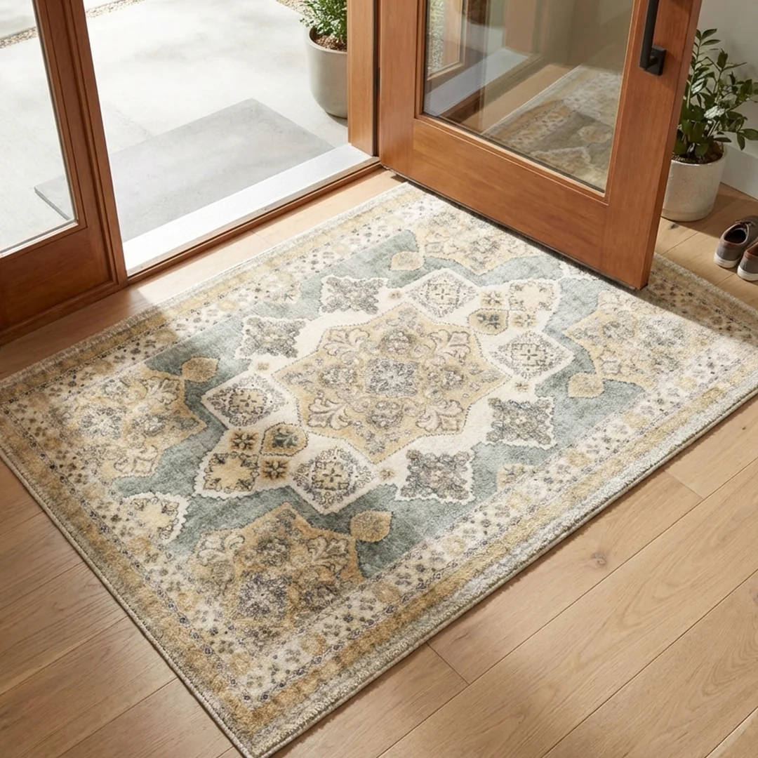 Muddy Mat® Monarch Washable Area Rugs for Living Room, Bedroom & Dining Room – Modern Soft Low Pile Non Slip Carpet – Pet Friendly Waterproof Foldable Rugs for Home - Image 14