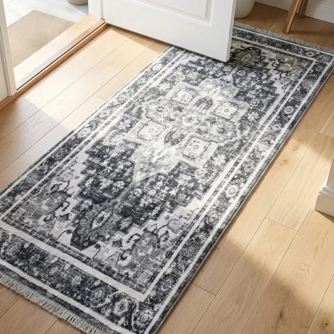 Muddy Mat® Onyx Washable Area Rugs for Living Room, Bedroom & Dining Room – Modern Soft Low Pile Non Slip Carpet – Pet Friendly Waterproof Foldable Rugs for Home - Image 12