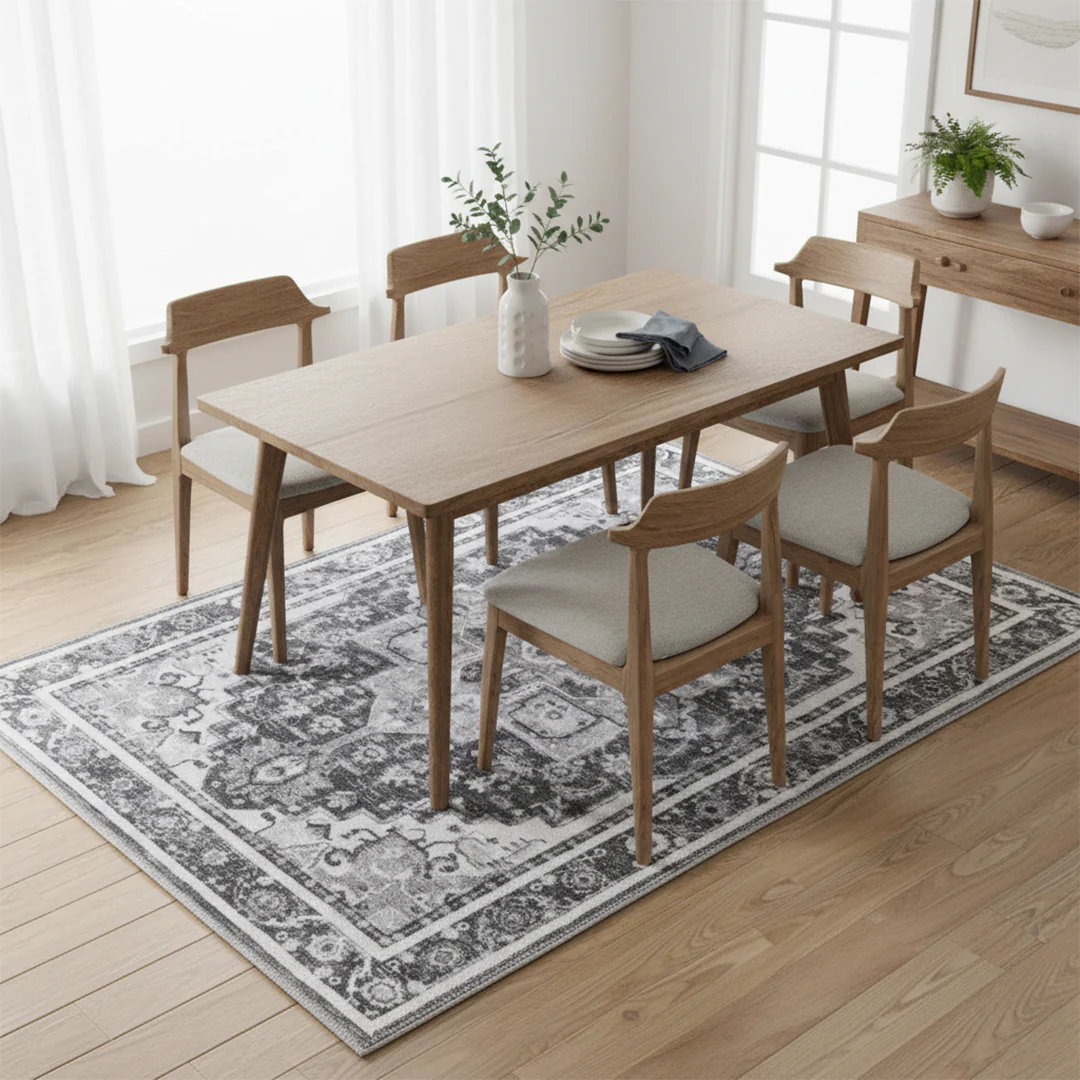 Muddy Mat® Onyx Washable Area Rugs for Living Room, Bedroom & Dining Room – Modern Soft Low Pile Non Slip Carpet – Pet Friendly Waterproof Foldable Rugs for Home - Image 3