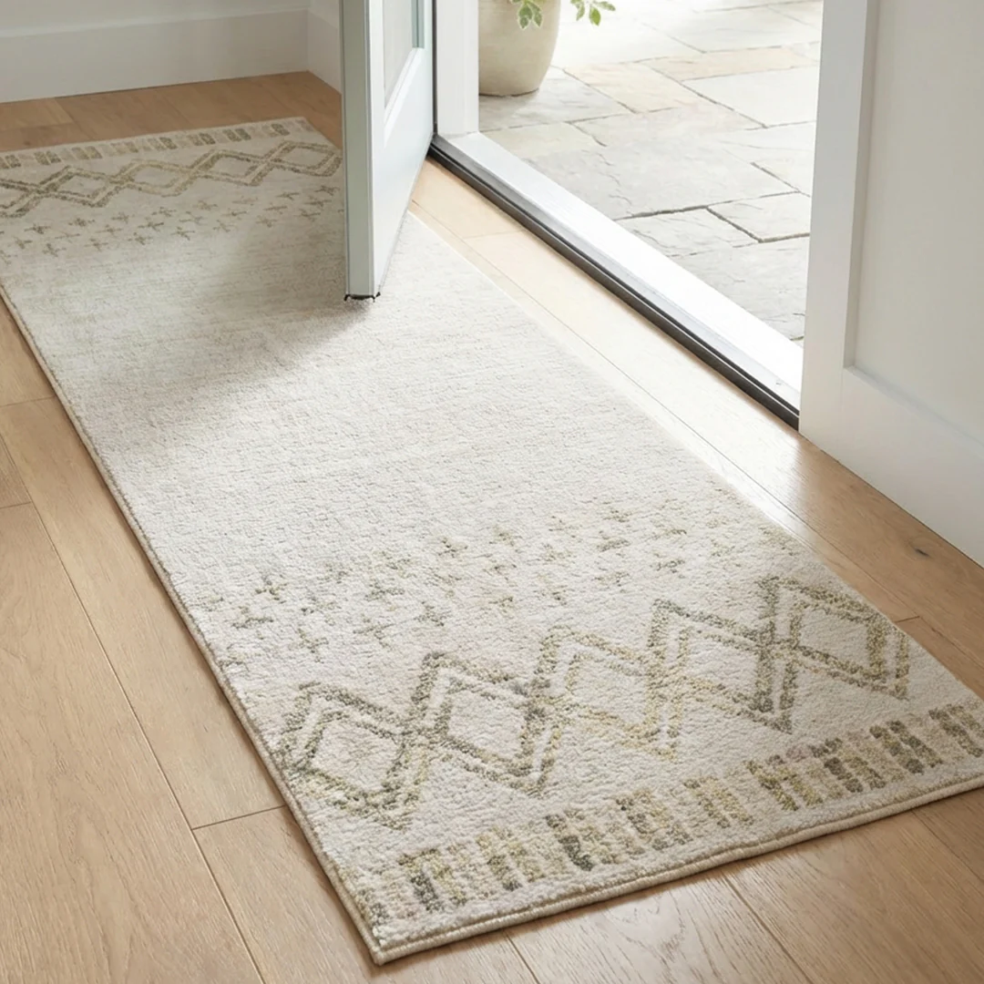 Muddy Mat® Tribal Washable Area Rugs for Living Room, Bedroom & Dining Room – Modern Soft Low Pile Non Slip Carpet – Pet Friendly Waterproof Foldable Rugs for Home - Image 10