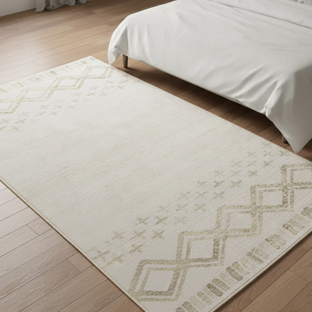 Muddy Mat® Tribal Washable Area Rugs for Living Room, Bedroom & Dining Room – Modern Soft Low Pile Non Slip Carpet – Pet Friendly Waterproof Foldable Rugs for Home - Image 5