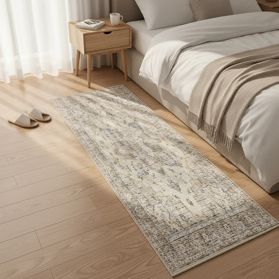 Muddy Mat® Tuscany Washable Area Rugs for Living Room, Bedroom & Dining Room – Modern Soft Low Pile Non Slip Carpet – Pet Friendly Waterproof Foldable Rugs for Home - Image 4