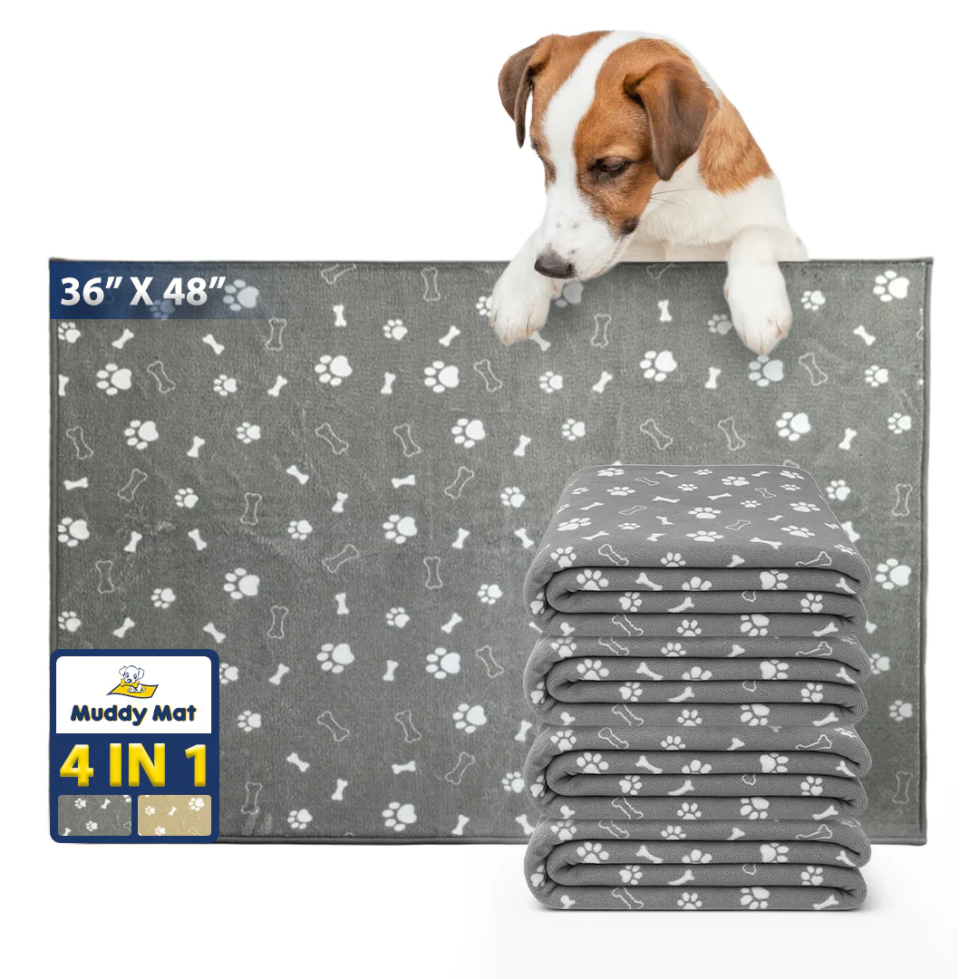 Muddy Mat® Washable Pee Pads for Dogs, Super Absorbent Reusable Puppy Pads–100% Waterproof Pee & Potty Training Pads for Pets, Non-Slip Dog Pads for Crates, Playpens and Floors - Image 10