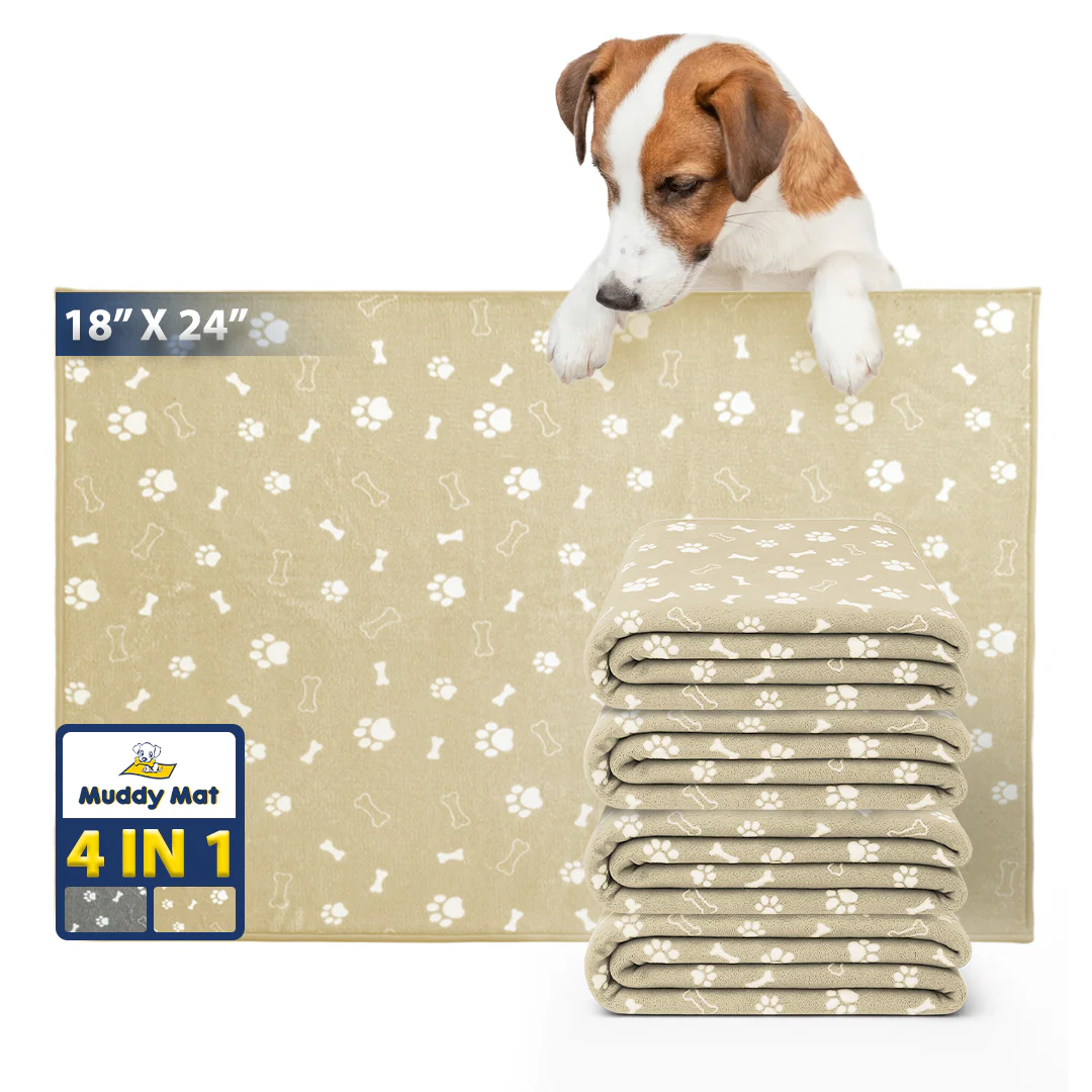 Muddy Mat® Washable Pee Pads for Dogs, Super Absorbent Reusable Puppy Pads–100% Waterproof Pee & Potty Training Pads for Pets, Non-Slip Dog Pads for Crates, Playpens and Floors - Image 11
