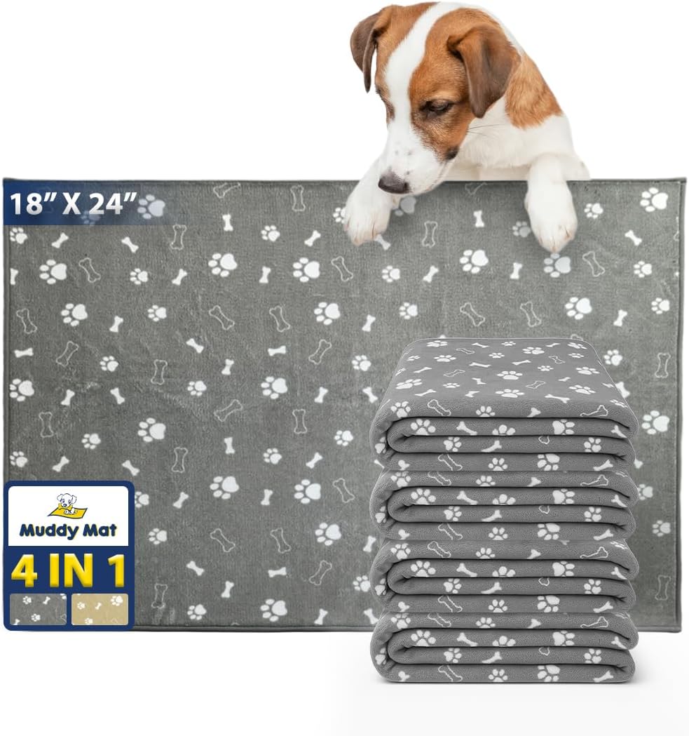 Muddy Mat® Washable Pee Pads for Dogs, Super Absorbent Reusable Puppy Pads–100% Waterproof Pee & Potty Training Pads for Pets, Non-Slip Dog Pads for Crates, Playpens and Floors - Image 3