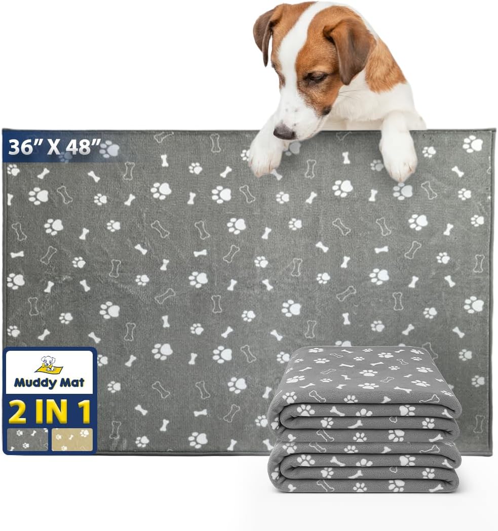 Muddy Mat® Washable Pee Pads for Dogs, Super Absorbent Reusable Puppy Pads–100% Waterproof Pee & Potty Training Pads for Pets, Non-Slip Dog Pads for Crates, Playpens and Floors - Image 6