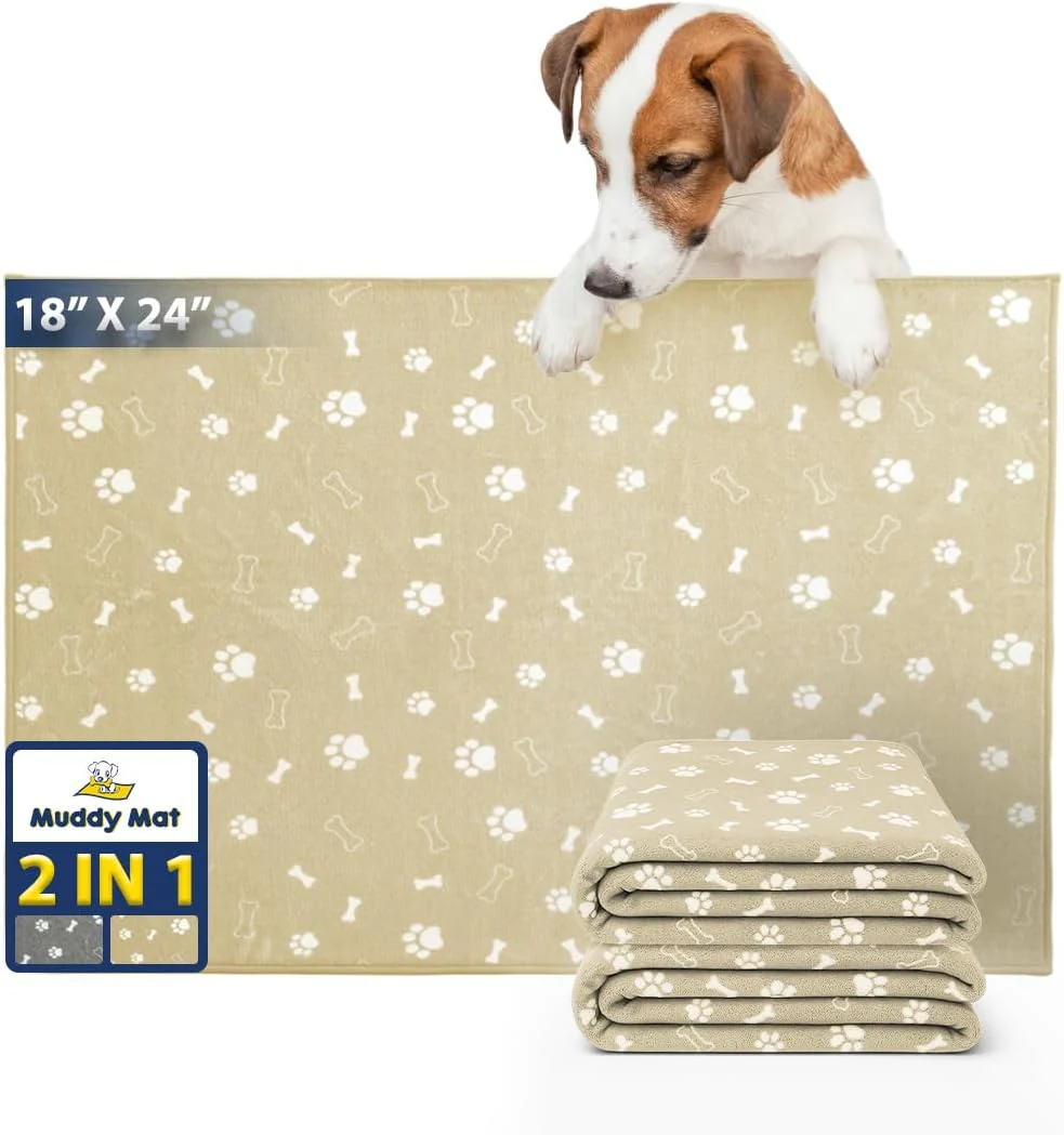 Muddy Mat® Washable Pee Pads for Dogs, Super Absorbent Reusable Puppy Pads–100% Waterproof Pee & Potty Training Pads for Pets, Non-Slip Dog Pads for Crates, Playpens and Floors - Image 7